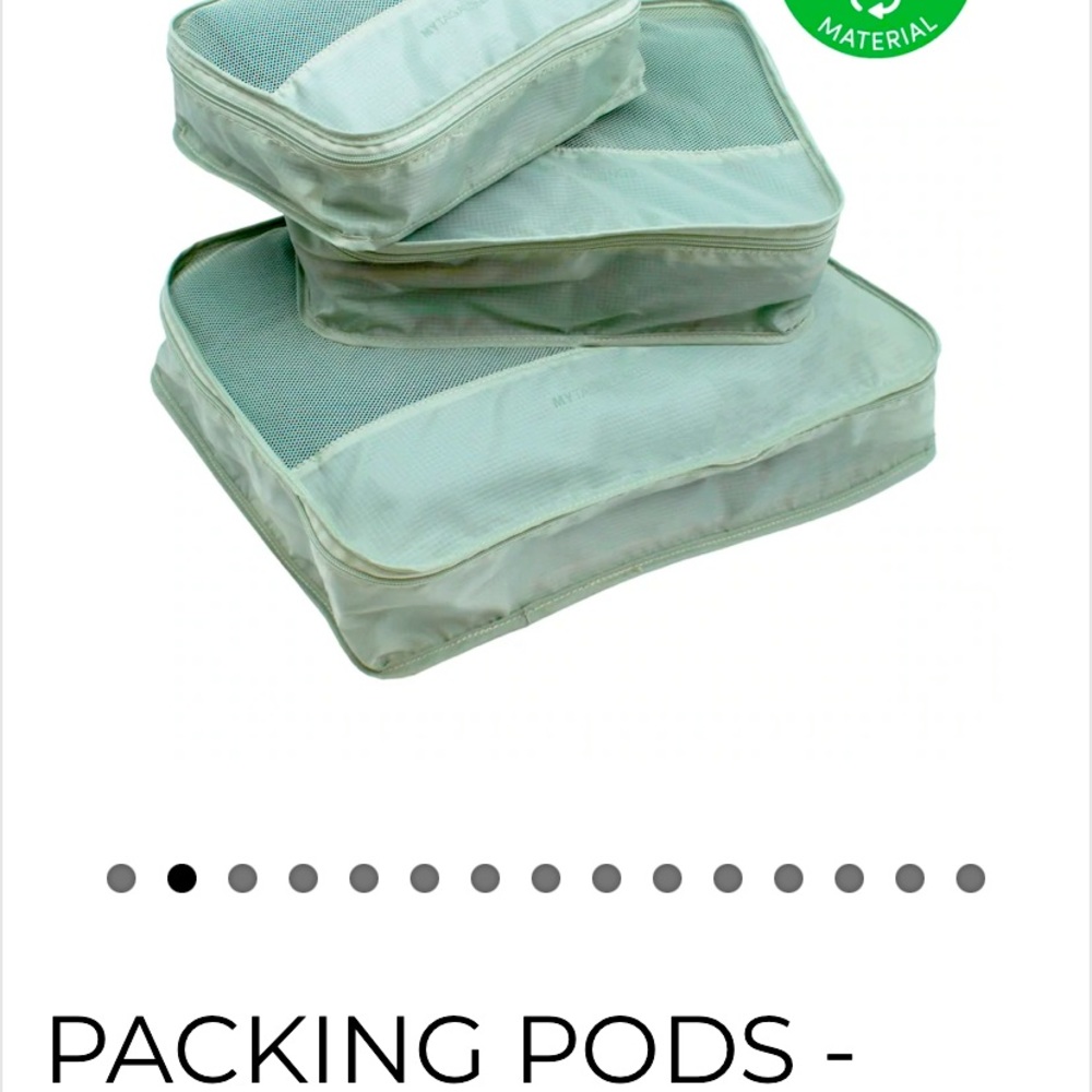 Weekend get away bundle - packing pods and weekender bag
